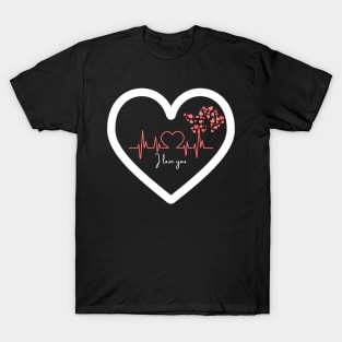 The illustration design for Valentine's Day celebration  - For romantic love, friendship, and admiration. T-Shirt